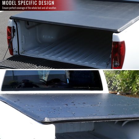 Spec-D Tuning JT SPORT 5FT BED TRI-FOLD TONNEAU COVER TC3-GDT20-5-MP